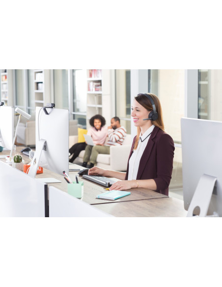 Logitech Zone Zestaw Słuchawkowy Bezprzewodowy Opaska Na Głowę Biuro/Centrum Telefoniczne Bluetooth Grafitowy