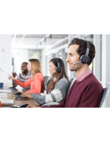 Logitech Zone Zestaw Słuchawkowy Bezprzewodowy Opaska Na Głowę Biuro/Centrum Telefoniczne Bluetooth Grafitowy