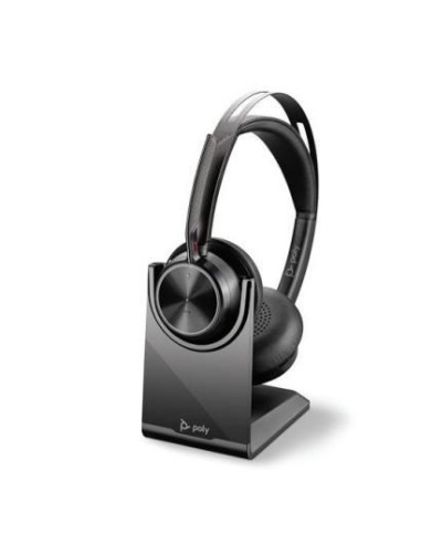 Poly Voyager Focus 2 Uc Zestaw Słuchawkowy Przewodowy I Bezprzewodowy Opaska Na Głowę Biuro/Centrum Telefoniczne Usb Typu-A Blue