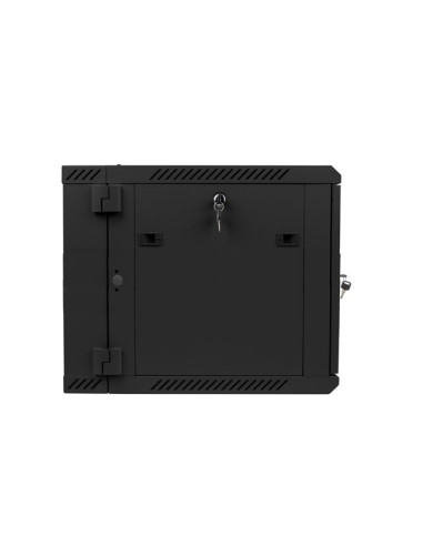 Lanberg Szafa Wisząca Dwusekcyjna 19" 9U 600X600 (Drzwi Szklane, Czarna Ral9004) Wf02-6609-10B