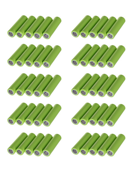 Green Cell Ogniwa 18650 50X Akumulator 18650 Li-Ion Inr1865029E 3.7V 2900Mah