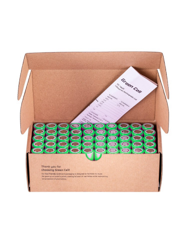 Green Cell Ogniwa 18650 50X Akumulator 18650 Li-Ion Inr1865029E 3.7V 2900Mah