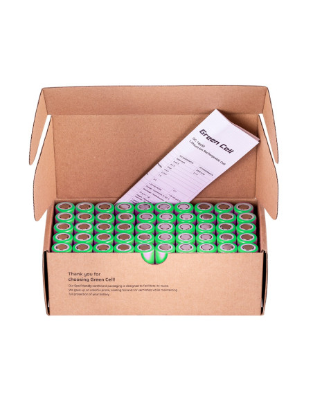 Green Cell Ogniwa 18650 50X Akumulator 18650 Li-Ion Inr1865029E 3.7V 2900Mah