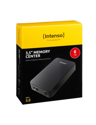 Intenso Memory Center Zewnętrzny Dysk Twarde 6 Tb Czarny