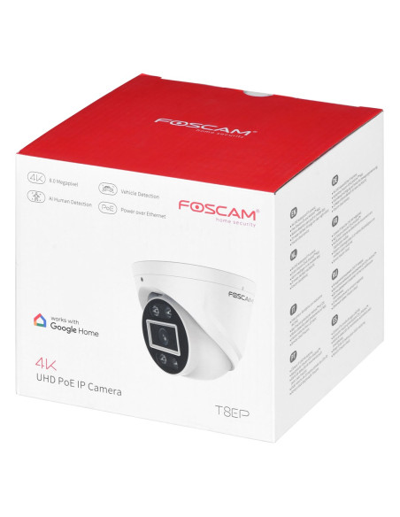 Kamera Ip Foscam T8Ep 8Mp Poe Biała