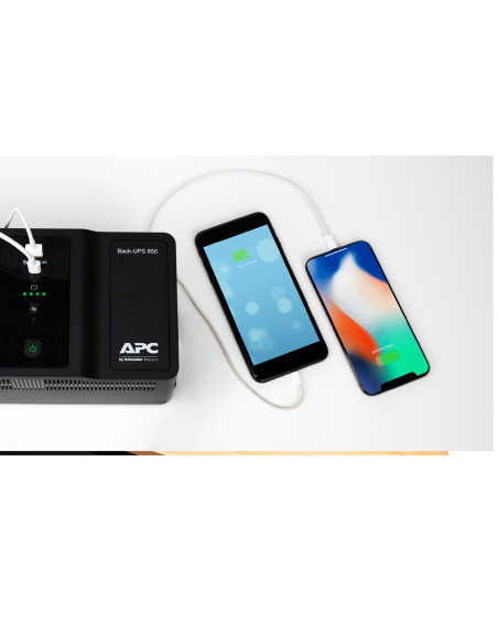 Apc Back-Ups 850Va 230V Usb/Type-C And A Charging Ports