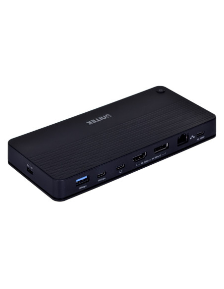 Unitek Stacja Dokująca Usb 4 12W1, Hdmi/Dp 8K,4X Usb-C, 3Xusb-A, Sd, Powerdelivery 100W