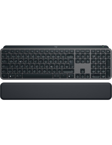 Logitech Mx Keys S - Wireless - Rf Wireless + Bluetooth - Scissor Key Switch - Qwertz - Led - Graphite