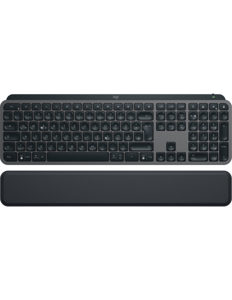 Logitech Mx Keys S - Wireless - Rf Wireless + Bluetooth - Scissor Key Switch - Qwertz - Led - Graphite