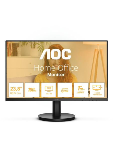 Aoc 24B3Hma2 Monitor Komputerowy 60,5 Cm (23.8") 1920 X 1080 Px Full Hd Led Czarny