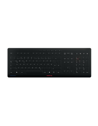 Cherry Stream Klawiatura Uniwersalne Rf Bezprzewodowy + Usb Qwertz Niemiecki Czarny