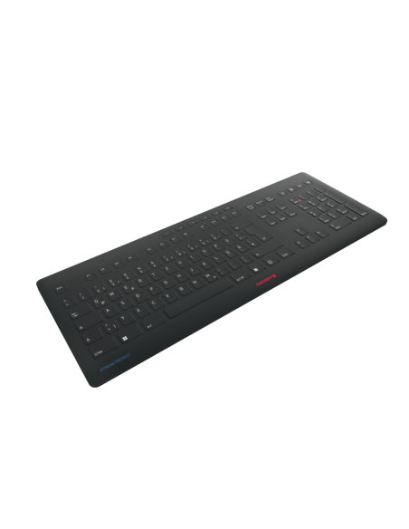 Cherry Stream Klawiatura Uniwersalne Rf Bezprzewodowy + Usb Qwertz Niemiecki Czarny