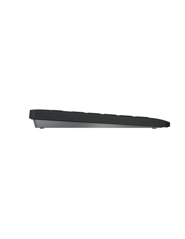 Cherry Stream Klawiatura Uniwersalne Rf Bezprzewodowy + Usb Qwertz Niemiecki Czarny