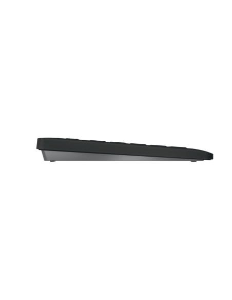 Cherry Stream Klawiatura Uniwersalne Rf Bezprzewodowy + Usb Qwertz Niemiecki Czarny