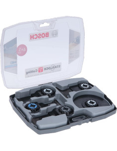 Bosch Zestaw Brzeszczotów Do Narzędzia Wielofunkcyjnego Starlock 4+1, Drewno/Metal