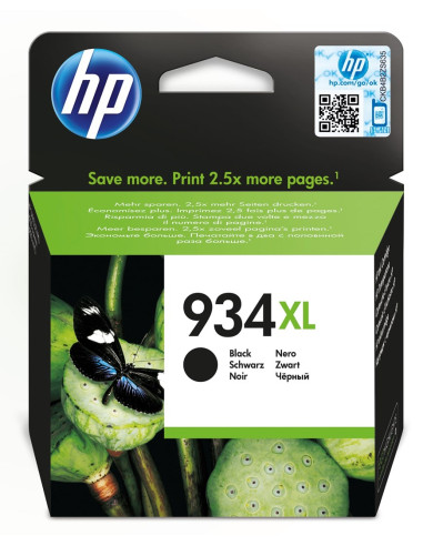 Hp 934Xl Oryginalny Wkład Atramentowy Czarny Xl