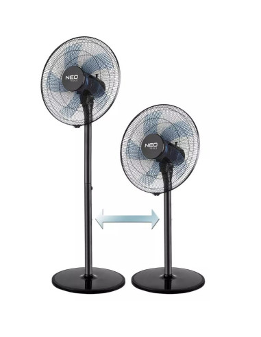 Wentylator Podłogowy 50W Neo Tools Średnica 40 Cm, 3 Prędkości Z Oscylacją