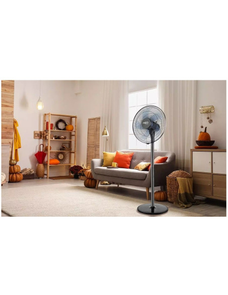 Wentylator Podłogowy 50W Neo Tools Średnica 40 Cm, 3 Prędkości Z Oscylacją