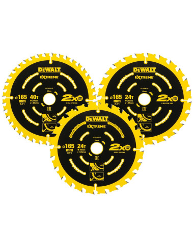 Dewalt Dt10397-Qz Ostrze Do Piły Tarczowej 3 Szt.