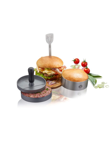 Zestaw Do Burgerów 3 Częściowy Gefu Bbq G-89494