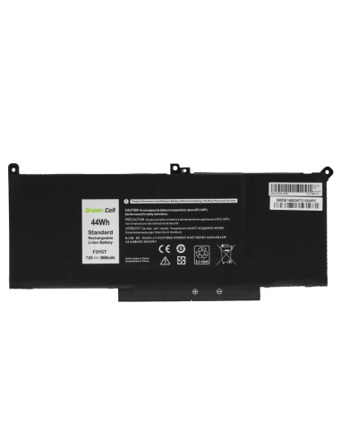 Green Cell Bateria De148 F3Ygt Do Dell Latitude 7280 7290 7380 7390 7480 7490 5800Mah 7.6V