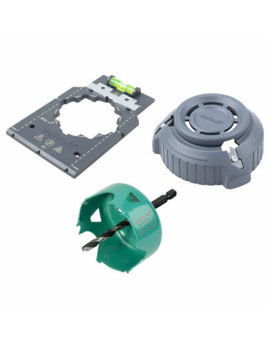 Zestaw Do Montażu Puszek Elektrycznych W Suchej Zabudowie, Wolfcraft Wolfcraft (5897000) (Wf5897000)