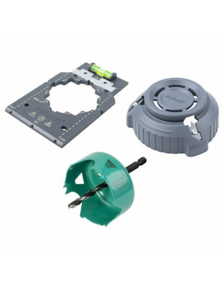 Zestaw Do Montażu Puszek Elektrycznych W Suchej Zabudowie, Wolfcraft Wolfcraft (5897000) (Wf5897000)