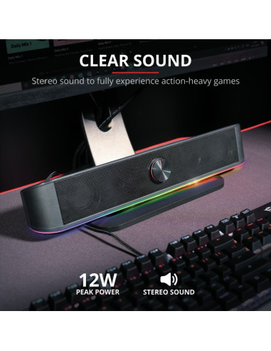 Głośnik Trust Gxt619 Thorne Rgb Led Soundbar