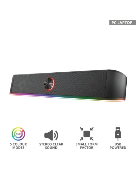 Głośnik Trust Gxt619 Thorne Rgb Led Soundbar