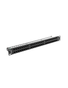 Patch Panel Lanberg Ppu5-1048-B (1U  19"  Kat. 5E  48Xrj-45) 2