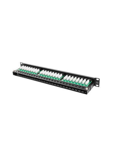 Patch Panel Lanberg Ppu5-1048-B (1U  19"  Kat. 5E  48Xrj-45)