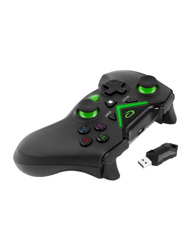 Gamepad Bezprzewodowy Esperanza Egg112K (Pc, Ps3, Xbox One  Kolor Czarny, Kolor Zielony)