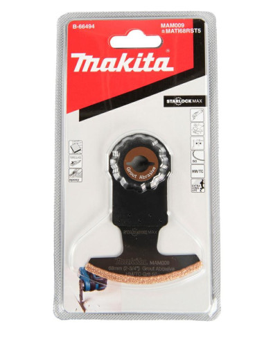 Makita Mt Brzeszczot Łukowy Do Wąskich Szczelin 68Mm K50 Segmentowy Starlock Max