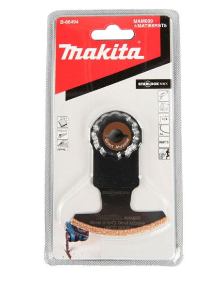 Makita Mt Brzeszczot Łukowy Do Wąskich Szczelin 68Mm K50 Segmentowy Starlock Max