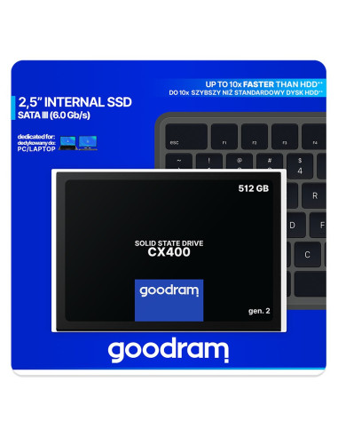 Dysk Ssd Goodram 512Gb Gen. 2 Sata Iii 2,5 Cx400