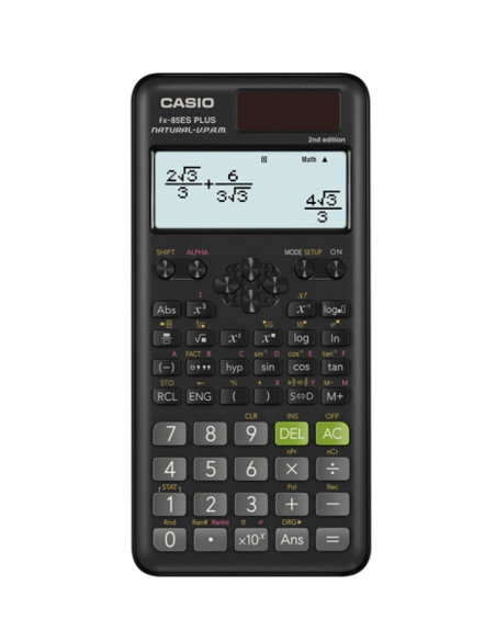 Casio Fx-85Esplus-2 B Kalkulator Naukowy 252 Funkcje, 77X162Mm, Kartonik, Czarny