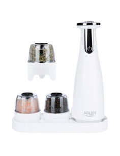 Zestaw Młynków Do Przypraw Adler Ad 4449W Biały
