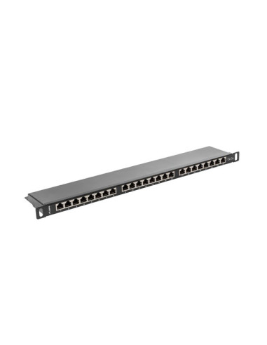 Patch Panel Lanberg Pps5-0024-B (0.5U  Kat. 5E  24Xrj-45)