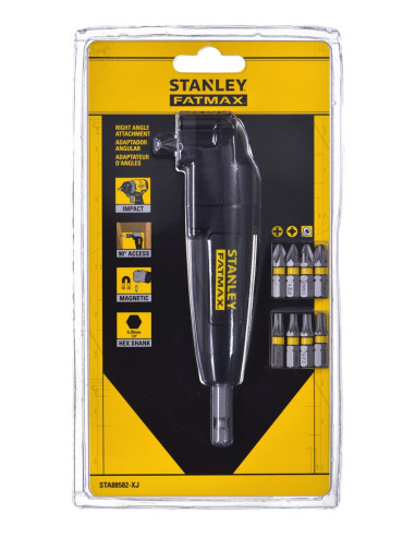 Nasadka Kątowa Stanley Sta88582-Xj + Bity Udarowe