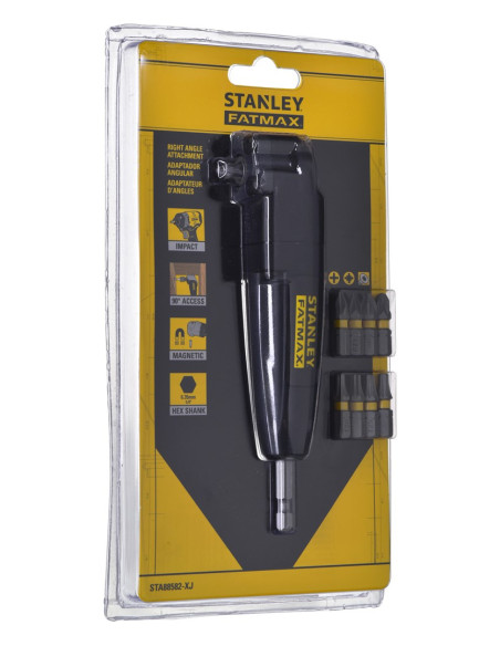 Nasadka Kątowa Stanley Sta88582-Xj + Bity Udarowe