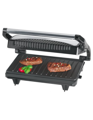 Grill Clatronic Mg 3519 (Stołowy-Zamknięty  700W  Kolor Srebrny)