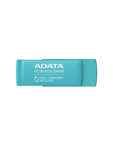 Adata Uc310 Eco Pamięć Usb 256 Gb Usb Typu-A 3.2 Gen 1 (3.1 Gen 1) Zielony