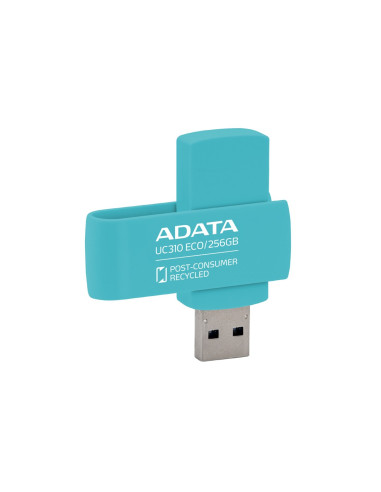 Adata Uc310 Eco Pamięć Usb 256 Gb Usb Typu-A 3.2 Gen 1 (3.1 Gen 1) Zielony