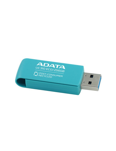 Adata Uc310 Eco Pamięć Usb 256 Gb Usb Typu-A 3.2 Gen 1 (3.1 Gen 1) Zielony