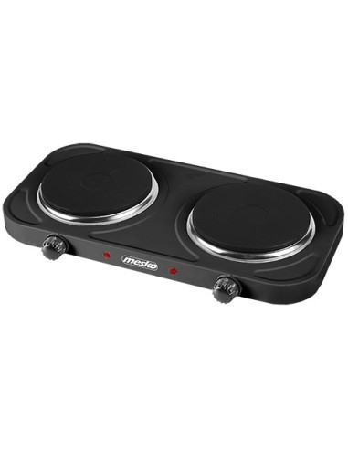 Mesko Home Ms 6509 Płyta Kuchenna Czarny Blat Płyta Uszczelniona 2 Stref(Y)