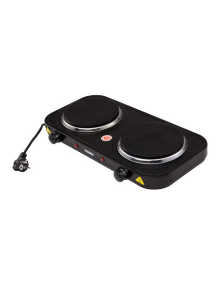 Mesko Home Ms 6509 Płyta Kuchenna Czarny Blat Płyta Uszczelniona 2 Stref(Y)