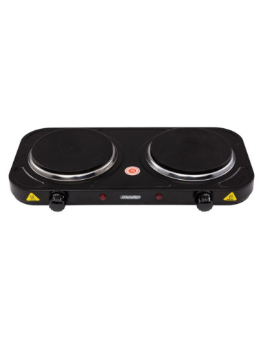 Mesko Home Ms 6509 Płyta Kuchenna Czarny Blat Płyta Uszczelniona 2 Stref(Y)