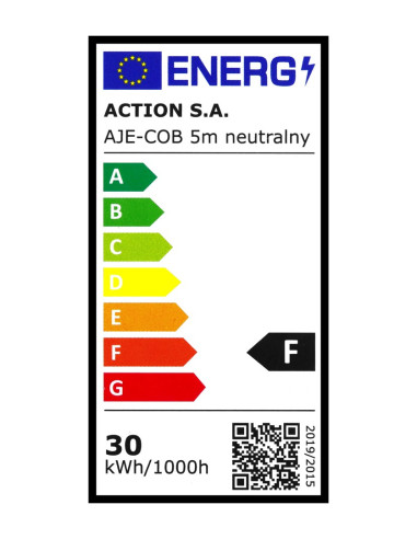 Taśma Led Cob 5M Barwa Neutralna Ip20