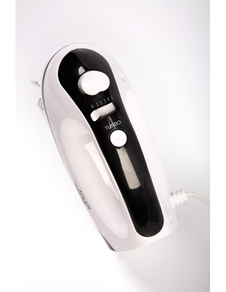 Mikser Ręczny Adler Ad 4205 (300W  Kolor Biały, Kolor Czarny)