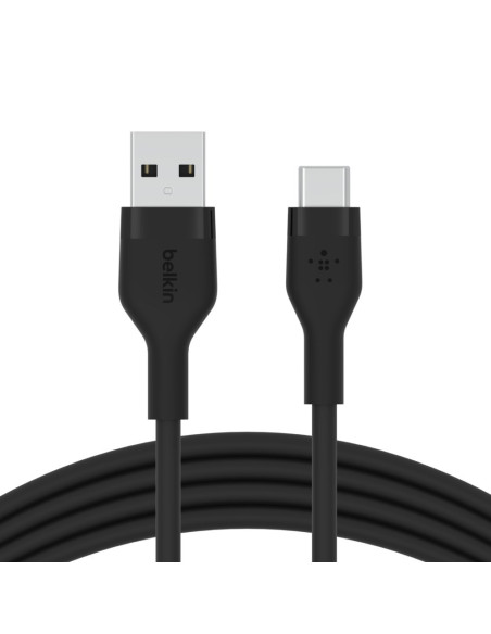 Kabel Belkin Boostcharge Flex Usb-C To Usb-A Cable 15W 3M Silicone Black